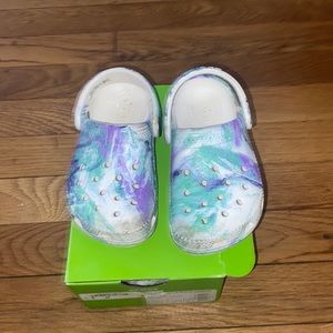 Tie Dye Crocs in Toddler’s size 8